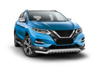Bullbar low with plate suitable for Nissan Qashqai years 2017-2021