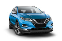 Bullbar low with plate black suitable for Nissan Qashqai years 2017-2021