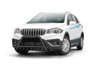 Frontschutzb&uuml;gel mit Grill in Schwarz passend f&uuml;r Suzuki SX4 S-CROSS Bj. 2016-2021