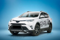 Bullbar with grille black suitable for Toyota RAV4 years...