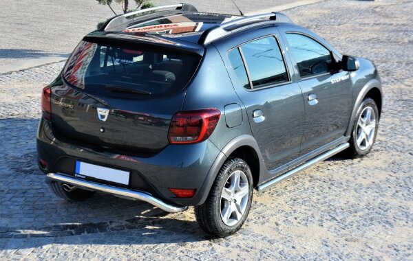 Heckschutzrohr passend f&uuml;r Dacia Sandero und Sandero Stepway ab 2012 Line mit ABE