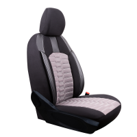 Sitzbez&uuml;ge passend f&uuml;r Seat Leon ab Bj. 2005 in Dunkelgrau Set Colorado