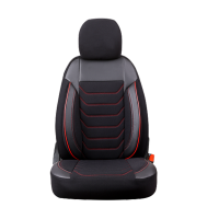 Sitzbez&uuml;ge passend f&uuml;r Peugeot 3008 ab 2016 in Schwarz/Rot Set Idaho