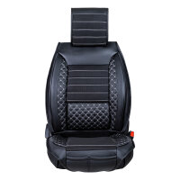 Seat covers Dacia Duster from 2010 in colour black/white