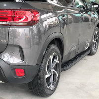 Running Boards suitable for Citroen C5 Aircross from 2018 Ares black with T&Uuml;V