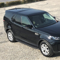 Running Boards suitable for Land Rover Discovery V from 2017 Hitit black with T&Uuml;V