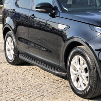 Running Boards suitable for Land Rover Discovery V from 2017 Hitit black with T&Uuml;V