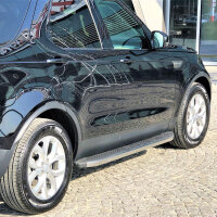 Running Boards suitable for Land Rover Discovery V from 2017 Ares chrome with T&Uuml;V