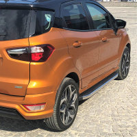Running Boards suitable for Ford Ecosport from 2012 Ares chrome with T&Uuml;V