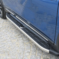 Running Boards suitable for Ford Ecosport from 2012 Dakar chrome with T&Uuml;V