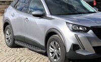 Trittbretter passend f&uuml;r Peugeot 2008 ab Bj. 2019 Hitit Schwarz mit ABE