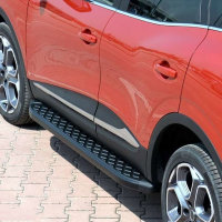 Running Boards suitable for VW Touareg from 2018 Hitit black with T&Uuml;V