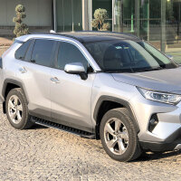 Trittbretter passend f&uuml;r Toyota Rav4 ab Bj. 2018 Olympus Schwarz mit ABE