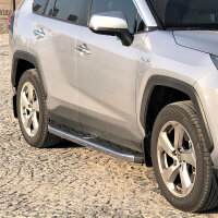Trittbretter passend f&uuml;r Toyota Rav4 ab Bj. 2018 Dakar Chrom mit ABE