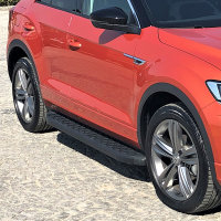 Running Boards suitable for VW T-Roc from 2017 Hitit black with T&Uuml;V