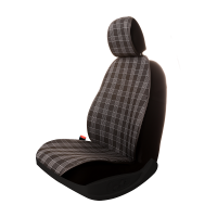 Sitzauflagen passend f&uuml;r Citroen C3 Picasso Bj. 2009-2017 in Schwarz 2er Set Kansas