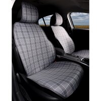 Sitzauflagen passend f&uuml;r Citroen C4 Cactus ab 2014 in Dunkelgrau 2er Set Kansas