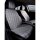 Germansell Sitzauflagen kompatibel mit Citroen C4 Cactus ab 2014 in Dunkelgrau 2er Set Kansas
