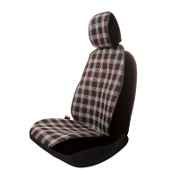 Sitzauflagen passend f&uuml;r Citroen C4 Cactus ab 2014 in Schwarz/Rot 2er Set Kansas