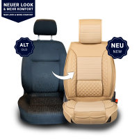 Seat covers Hyundai Santa Fe from 2006 in beige colour