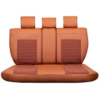 Seat covers Land and Range Rover Defender from 2020 in cinnamon colour