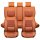 Seat covers Land and Range Rover Defender from 2020 in cinnamon colour