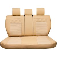 Seat covers Porsche Cayenne from 2002 in beige colour