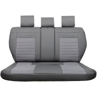 Seat covers Volkswagen Amarok from 2010 in dark grey colour