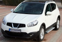 Trittbretter passend f&uuml;r Nissan Qashqai +2 2007-2013 Olympus Chrom mit T&Uuml;V SONDERPREIS