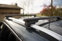 Schwerlast Dachtr&auml;ger 200 kg passend f&uuml;r Mercedes V-Klasse Vito Viano Bj. 2003-2016 Aluminium Schwarz 140 cm