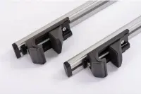 3er Set Schwerlast Dachtr&auml;ger 300 kg passend f&uuml;r Peugeot Expert ab Bj. 2007 Aluminium 140 cm