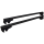 3er Set Schwerlast Dachtr&auml;ger 300 kg passend f&uuml;r Renault Trafic ab Bj. 2001 Aluminium Schwarz 150cm