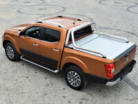 Load compartment cover VW Amarok Double Cab suitable with styling bar long Year of construction 2011-2020 Silver