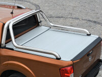 Load compartment cover VW Amarok Double Cab suitable with styling bar long Year of construction 2011-2020 Silver