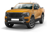 Bullbar low with plate black suitable for Ford Ranger...