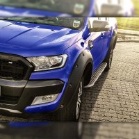 Fender flares suitable for Ford Ranger with sensors outside screw optics from year of construction 2019 with T&uuml;v ABE