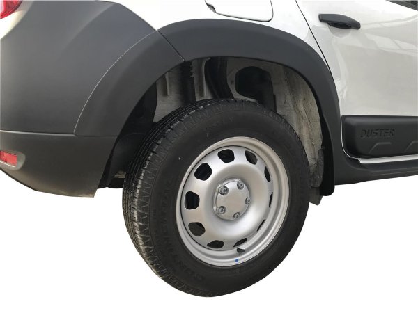 Fender flares suitable for Dacia Duster from 2010 - 2017 with T&uuml;v ABE