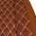 Front seat covers suitable for Audi Q3 from 2011 in color cinnamon Set of 2 Checkered mix