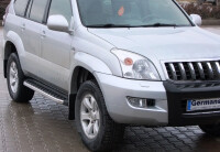 Trittbretter passend f&uuml;r Toyota Land Cruiser J12 2002-2009 Chrom mit T&Uuml;V Sonderpreis