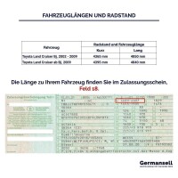 Trittbretter passend f&uuml;r Toyota Land Cruiser J12 2002-2009 Chrom mit T&Uuml;V Sonderpreis
