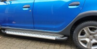 Trittbretter passend f&uuml;r Dacia Duster ab 2010-2017 Olympus Chrom mit ABE Sonderpreis