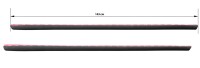 2x fender flare 25 mm HSP fitting Fiat Ducato 2006-
