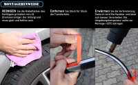 HSP fender flare universal 15 mm &ndash; 200 cm length (4...