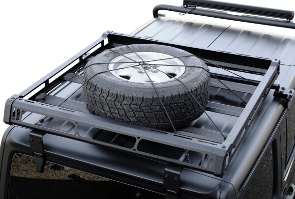 Black Rock roof rack fitting Jeep Wrangler JL 2018-