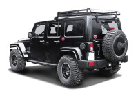 Black Rock roof rack fitting Jeep Wrangler JK 2007-2017