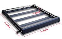 Black Rock roof rack fitting Jeep Wrangler JK 2007-2017