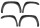 Fender flare "pocket style" HSP fitting Dodge Ram 2002-2008