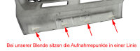 K&uuml;hlergrill schwarz HSP passend f&uuml;r Ford Ranger Wildtrak 2019-2022
