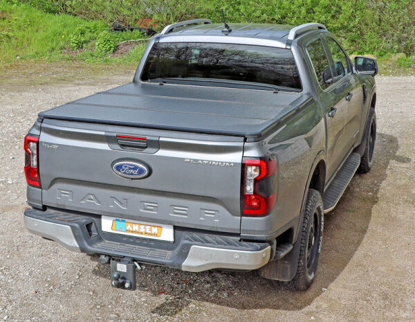 Tonneau cover + bed rail cover HSP fitting Ford Ranger + Raptor 2023- Double Cab