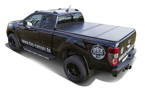 Aluminium tonneau cover 3-fold HSP fitting Ford Ranger 2012- Extra Cab